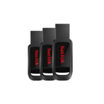 3 x SanDisk Cruzer Spark 32Go USB 2.0 Flash Drive (paquet de trois)