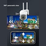 WiFi Surveillance Camera 360°1080P 2 Way Intercom Night Security Camera❤