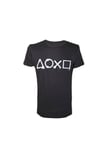 Sony - PlayStation Buttons (XL) - Black - T-Shirt