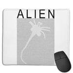 Alien Facehugger Film Script Silhouette Customized Designs Non-Slip Rubber Base Gaming Mouse Pads for Mac,22cm×18cm， Pc, Computers. Ideal for Working Or Game