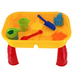 Sandpit Outdoor Toy with Umbrella Garden Sand and Water Table Sand Toys Bucket