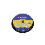 Verbatim 20 DVD+RW DVD Blank Rewritable Discs 10 Pack x 2