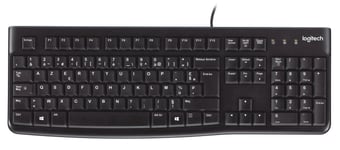 Logitech Keyboard K120 for Business clavier USB AZERTY Belge Noir - Neuf