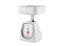 Home Balance de cuisine mécanique, blanc, 2 kg