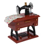 Wind Vintage Sewing Machine Style Mechanical Music Box P6R6 uk