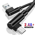 25cm Right Angled Micro USB Charging Data Sync Cable Lead for TomTom Sat Nav