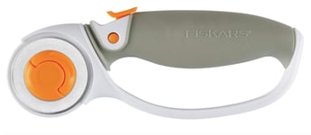 Fiskars 45mm Titanium Rotary Cutter Trimmer Soft Grip - Fabric Card 9521p