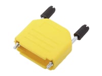 Encitech Dppk15-Y-K 6353-0105-02 D-Sub-Kapsling Antal Poler: 15 Plast, Metalliserad 180° Gul 1 St