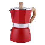 Baoblaze Classic Stovetop Espresso Maker Espresso Cup Moka Pot Easy and Convenient to Operate - Red 300ml, 150ml or 300ml