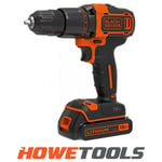 BLACK & DECKER BCD700S1K 18v Combi drill 10mm keyless chuck