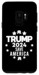 Coque pour Galaxy S9 Donald Trump 2024 Take America Back Trump américain