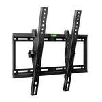 Famgizmo Tilt TV Bracket Wall Mount for 32-55 Inch LED LCD Plasma Flat & Curved Screen Televisions TV Wall Bracket up to 95kg VESA 75x75mm-400x400mm Spirit Level Included