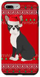 Coque pour iPhone 7 Plus/8 Plus Boston Terrier Noël