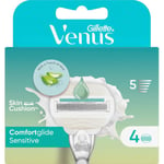 Gillette Venus Comfortglide Sensitive Rakblad 4 st