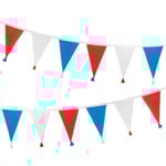Right Royal Spectacle Red, White and Blue Fabric Bunting