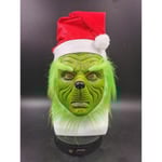 1 Stycke Grinch Latex Mask Huvudöverdrag Halloween Jul Mask Mo