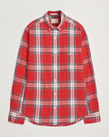 GANT Regular Flannel Check Shirt Ruby Red