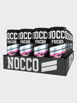 NOCCO FOCUS 3 Raspberry Blast 24-pack, 180mg koffein - sockerfri funktionsdryck