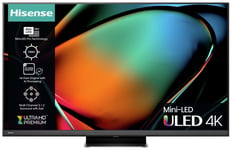 Hisense 65 Inch 65U8KQTUK Smart 4K 144Hz UHD HDR Mini-LED TV