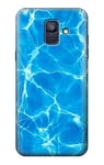 Blue Water Swimming Pool Case Cover For Samsung Galaxy A6 (2018)