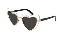 Saint Laurent Sunglasses SL 197 LOULOU 002  Black Smoke YSL Eyewear57-21-145