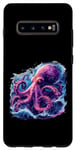 Coque pour Galaxy S10+ Pieuvre mystique art abstrait tentacules idée créative