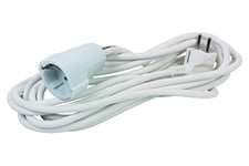 Prolongateur de câble électrique | 5 mètres de câble (3 x 1,5 mm) | Base Bipolaire