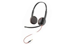 Plantronics Blackwire 3225 Top Spare Stereo Headset for PC Tablet w/ 3.5mm Jack