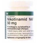Nikotinamid NAF 50 mg tabletter 100 stk