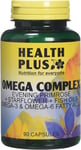 Health plus Omega Complex Omega-3 & Omega-6 Supplement - 90 Capsules