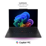Lenovo ThinkPad X1 Carbon Gen 13 Intel® Core Ultra 7 258V-processor LPE-kärnor upp till 3,70 GHz P-kärnor upp till 4,80 GHz, 32 GB MOP, Windows 11 Home 64, 512 GB SSD M.2 2280 PCIe Gen5 Performance TLC Opal