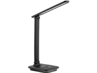 Maclean desk lamp Maclean LED desk lamp, max. 9W, 220-240V AC, color changeable, dimmable, wireless charger, 450lm, MCE616 B black
