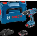 BOSCH PROFESSIONAL Bosch Professional Gsb 18v-21 Slagborr + 2 Batterier 2,0 Ah Gal 18v-40 L-boxx