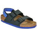 Sandales enfant BIRKENSTOCK  Milano AS Kids BF Desert Soil Black/UBlu