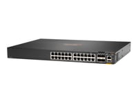 Hpe Aruba 6200F 24G 4Sfp+ Switch - Switch - L3 - Administreret - 24 X 10/100/1000 + 4 X 1 Gigabit / 10 Gigabit Sfp+ - Monterbar På Stativ