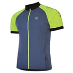 Dare 2b Accurate Jersey Maillot vélo Homme Accurate Homme Meteor/FlYlw FR : XS (Taille Fabricant : XS)