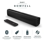 New-Majority Bowfell Compact 2.1 Soundbar with Optical, AUX+RCA USB Playback 50W