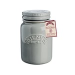 Kilner 0.6 Litre Morning Mist Push Top Stoneware Storage Jar