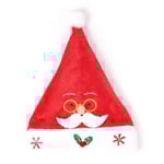 Tomteluva Julhatt Jultomte Julfest Klä upp - Tomte med glasögon