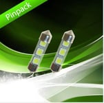 Lampa,C5W,39mm LED-Xenonvit,12V 2-pack