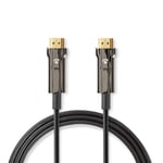 Aktiva Optiska Ultra High Speed ??HDMI Kabel med Ethernet | HDMI Kontakt | HDMI Kontakt | 8K@60Hz | 48 Gbps | 100.0 m | Rund |
