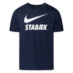 Nike Trenings T-skjorte Park 20 - Navy/hvit Barn T-skjorter male
