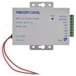 K80 Dörråtkomst System Elektrisk Strömförsörjning Kontroll Dc 12v 3a Miniatyr Ström/elektriskt Lås Ström/ white