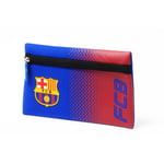 FC Barcelona Fc Officiell Fotboll Crest Design Fade Flat Pencil Cas
