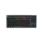 Logitech G Pro X TKL trådløst gamingtastatur, svart