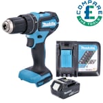 Makita DHP485 18V LXT Brushless Combi Drill With 1 x 6.0Ah Battery & Charger