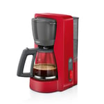 Bosch MyMoment TKA3M134 - Machine à café filtre - réservoir d'eau amovible - arrêt automatique - AromaPlus - fonction Anti-Goutte - maintien au chaud - détartrage facile - Couleur : Rouge