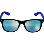 Urban Classics Wayfarer solglasögon spegelglas färgade bågar (Svart/Gul/Gul)