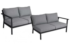 Brafab - Samvaro XL 2-sits Soffa H/V Grå