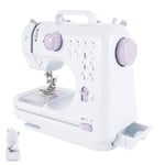 Professional Sewing Machines with Foot Pedal, 12 Built-in Stitches, 2 Speeds, Portable Handeld Electric Sewing Tools for Beginners